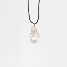 Baroque Freshwater seed pearl 14K Gold Pendant
