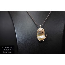 Baroque Freshwater seed pearl 14K Gold Pendant